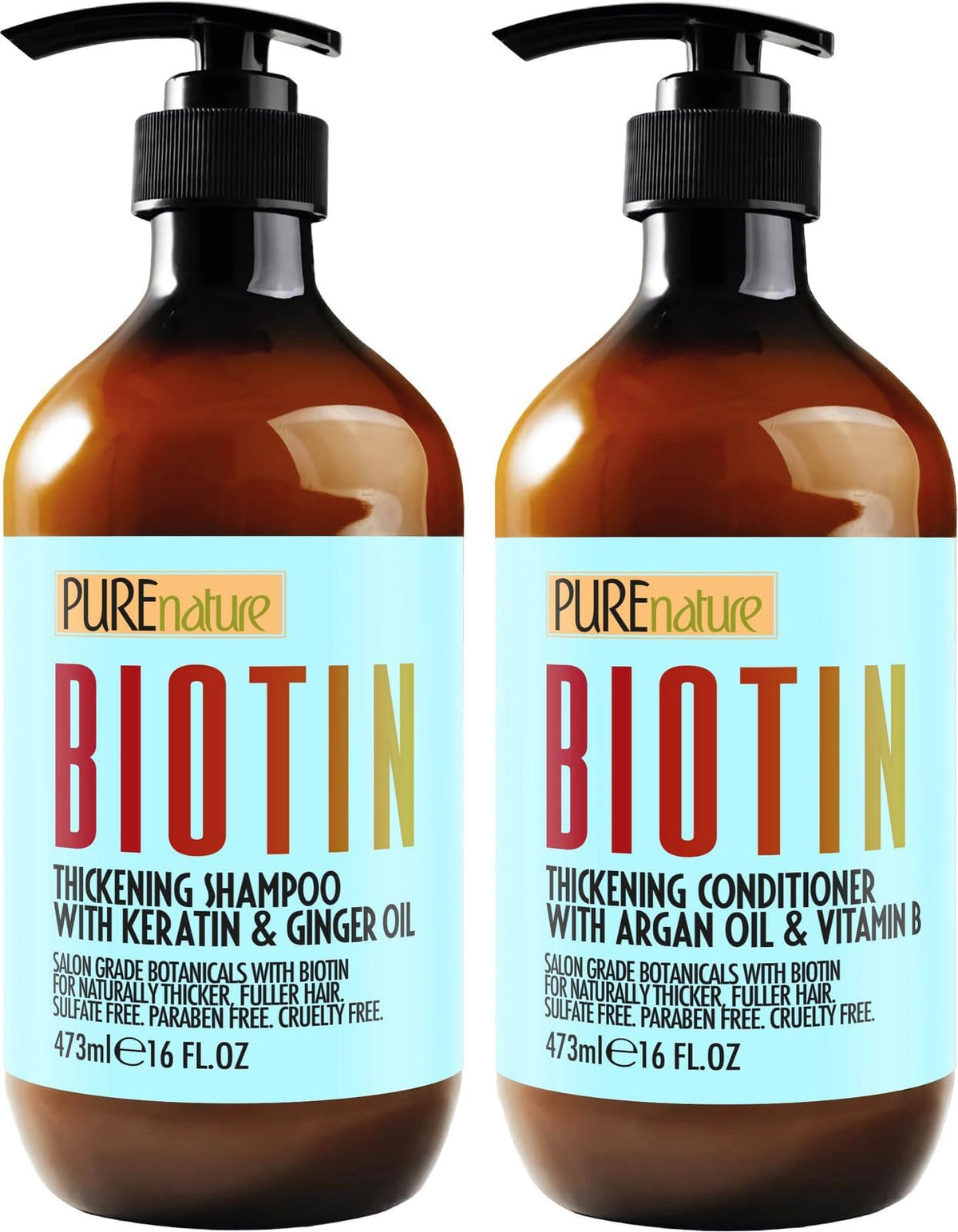Shampooing et Après-shampooing Volume PURE NATURE LUX SPA avant et arrière