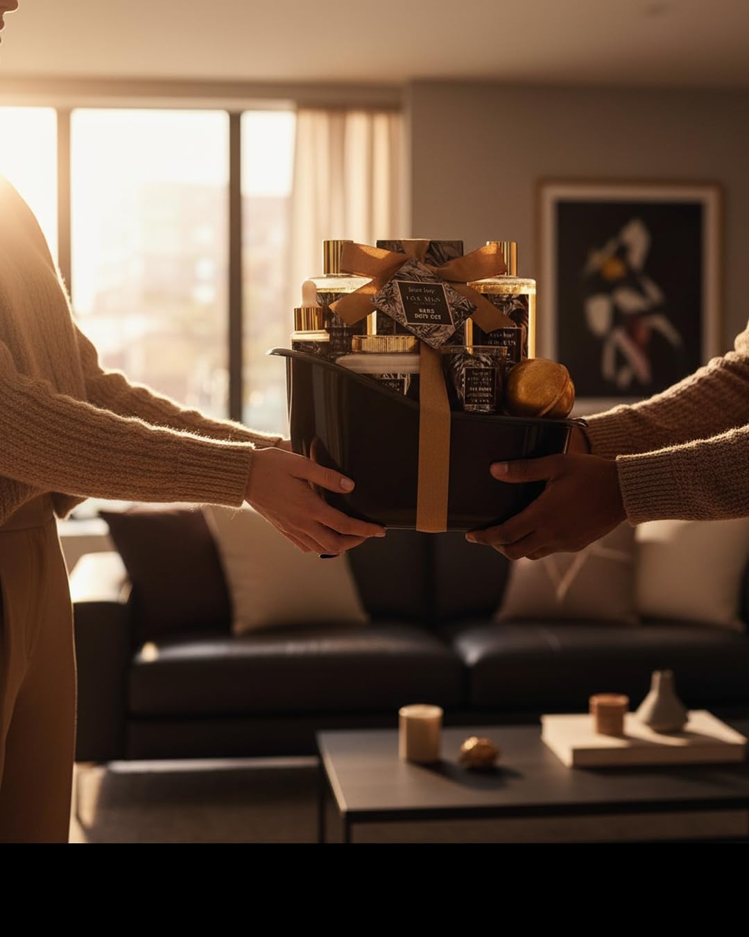 Shampooing et gel douche du coffret spa pour hommes