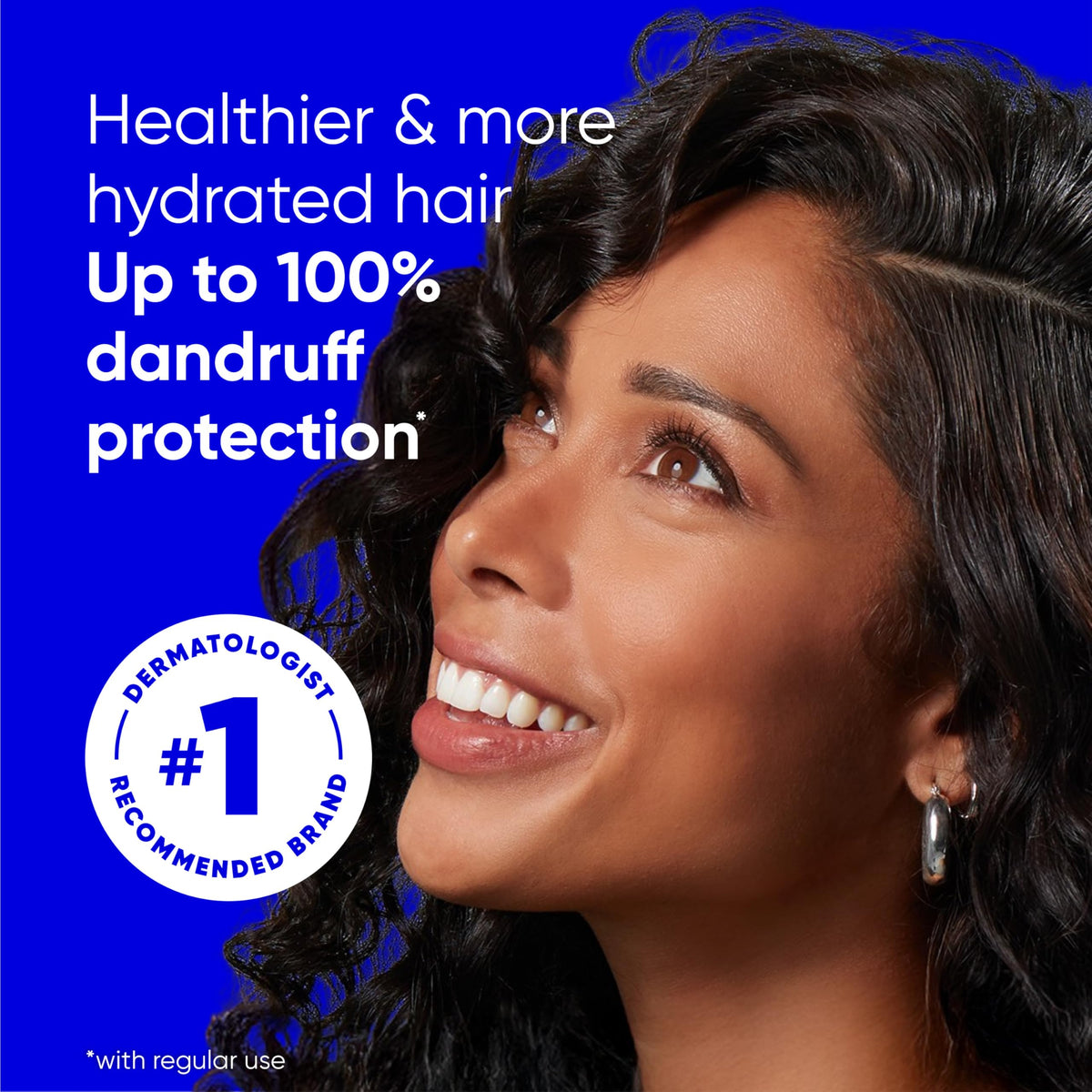 Shampooing Head & Shoulders Anti-Pelliculaire Beurre de Karité 28,2oz sur fond blanc