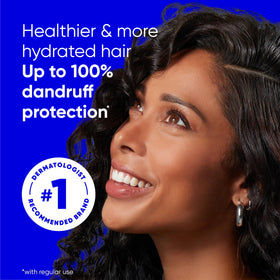 Shampooing Head & Shoulders Anti-Pelliculaire Beurre de Karité 28,2oz sur fond blanc