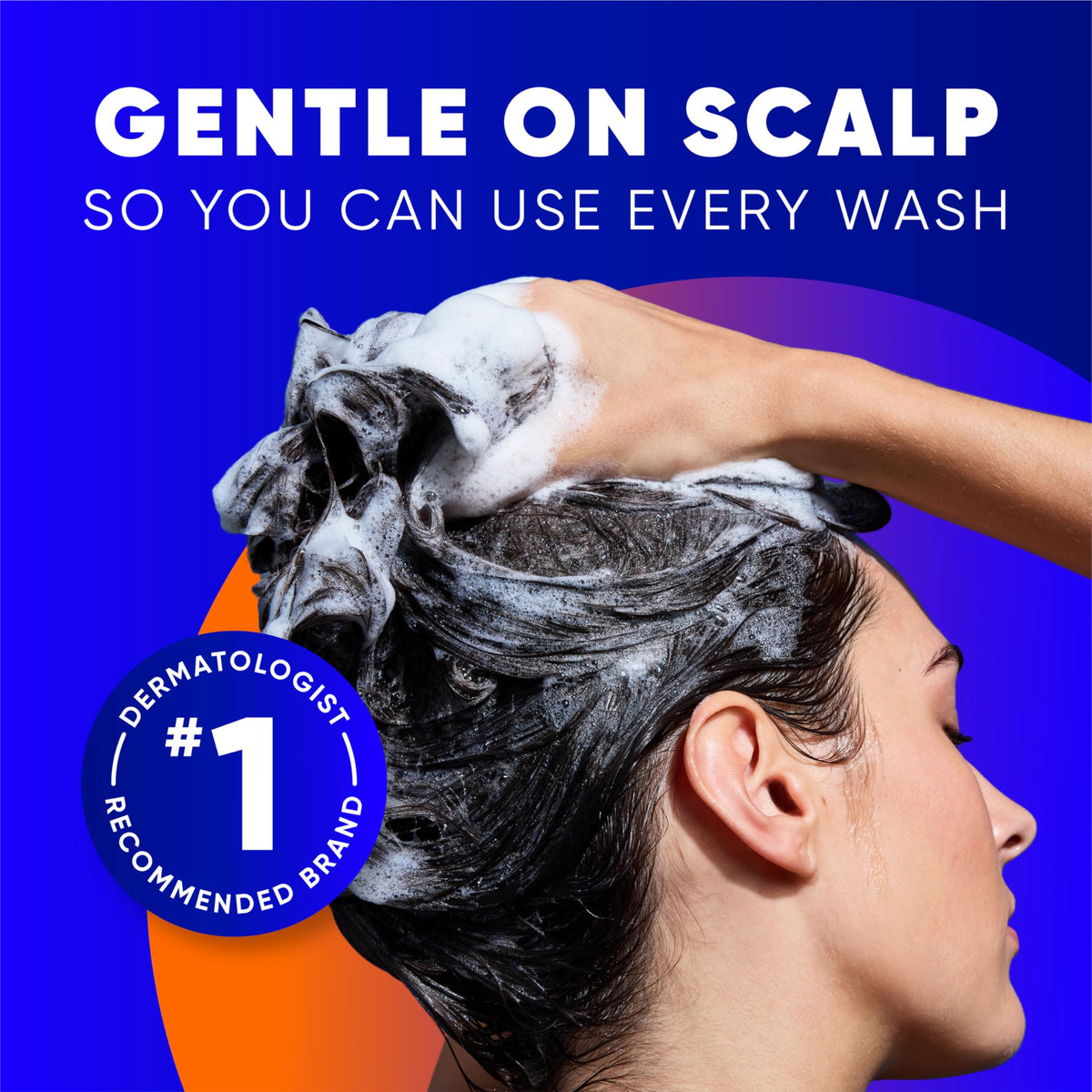 Shampooing Head & Shoulders sur un fond neutre