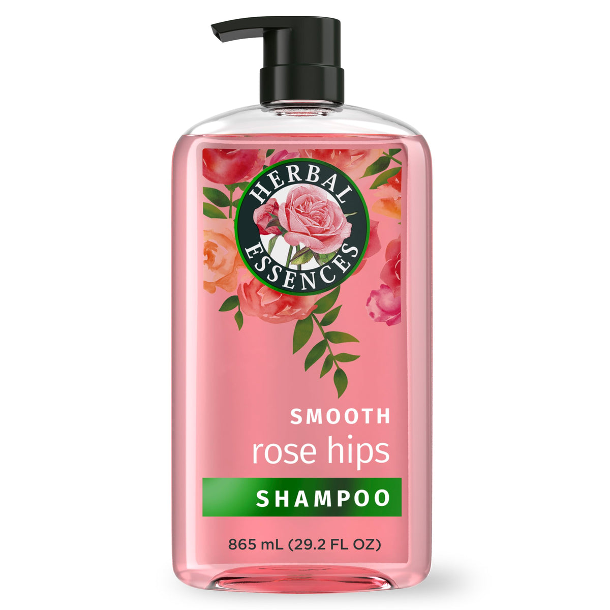 Shampooing Herbal Essences Rose Hips 971g vue avant avec bouchon