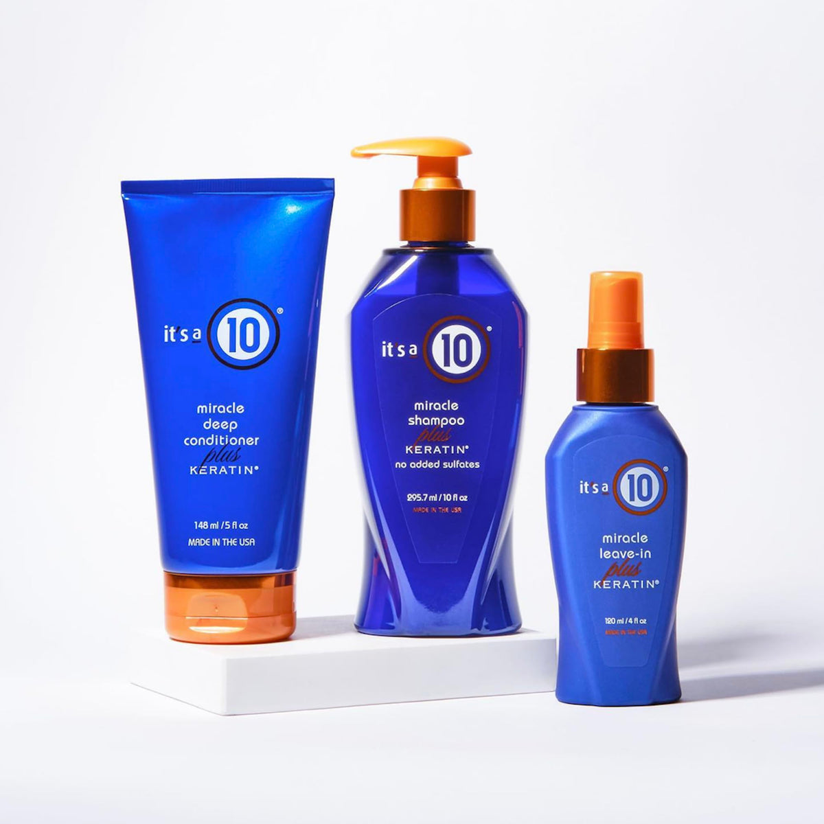 Shampooing It's a 10 Miracle Plus Kératine avec des ingrédients naturels