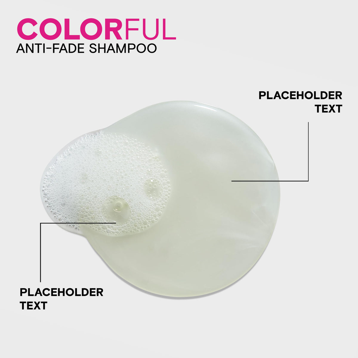 Shampooing Joico Colorful Anti-Fade sur fond neutre