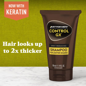 Shampooing Just for Men Control GX 4 Fl Oz avec échantillon de cheveux