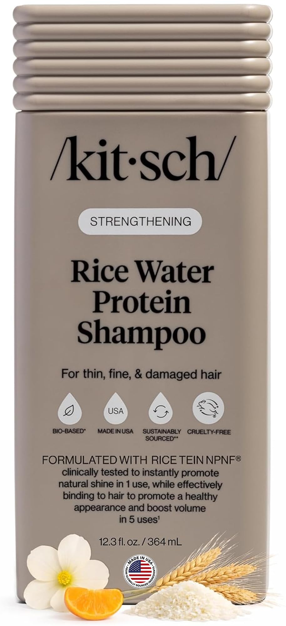Shampooing Kitsch à l'eau de riz 440g vue avant