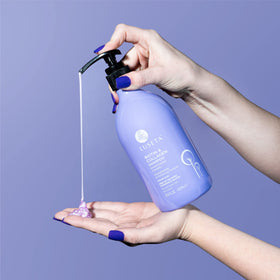 Shampooing L LUSETA avec flacon et étiquette