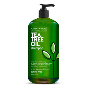 Shampooing Majestic Pure à l'huile d'arbre à thé 16 Fl Oz vue de face