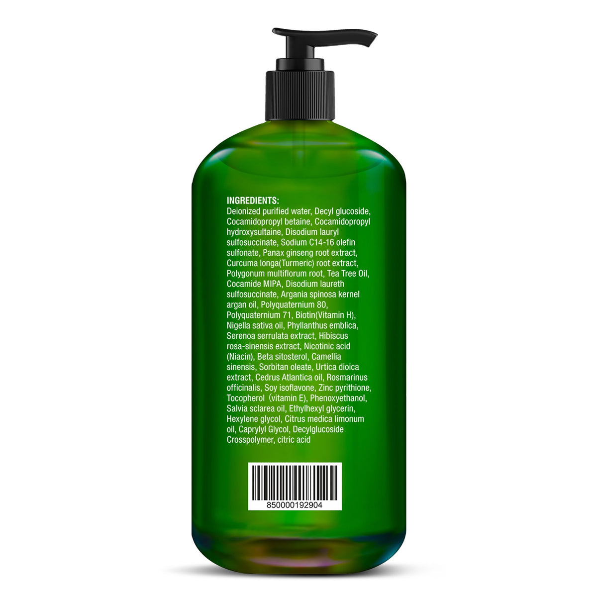 Shampooing Majestic Pure à l'huile d'arbre à thé avec mousse sur des cheveux