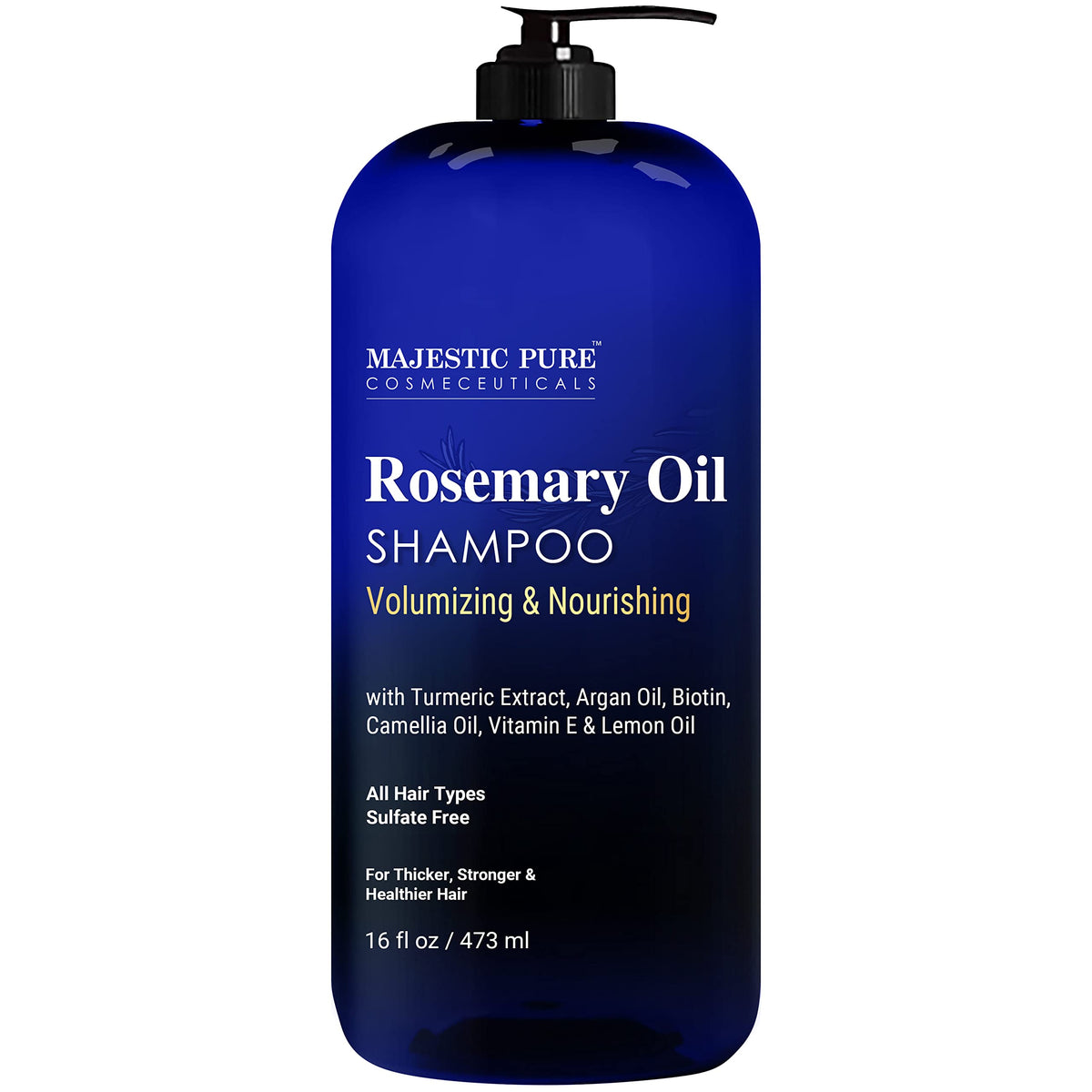 Shampooing Majestic Pure à l'Huile de Romarin 540g vue avant