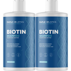Shampooing Maple Holistics Biotine et Romarin 2 pack