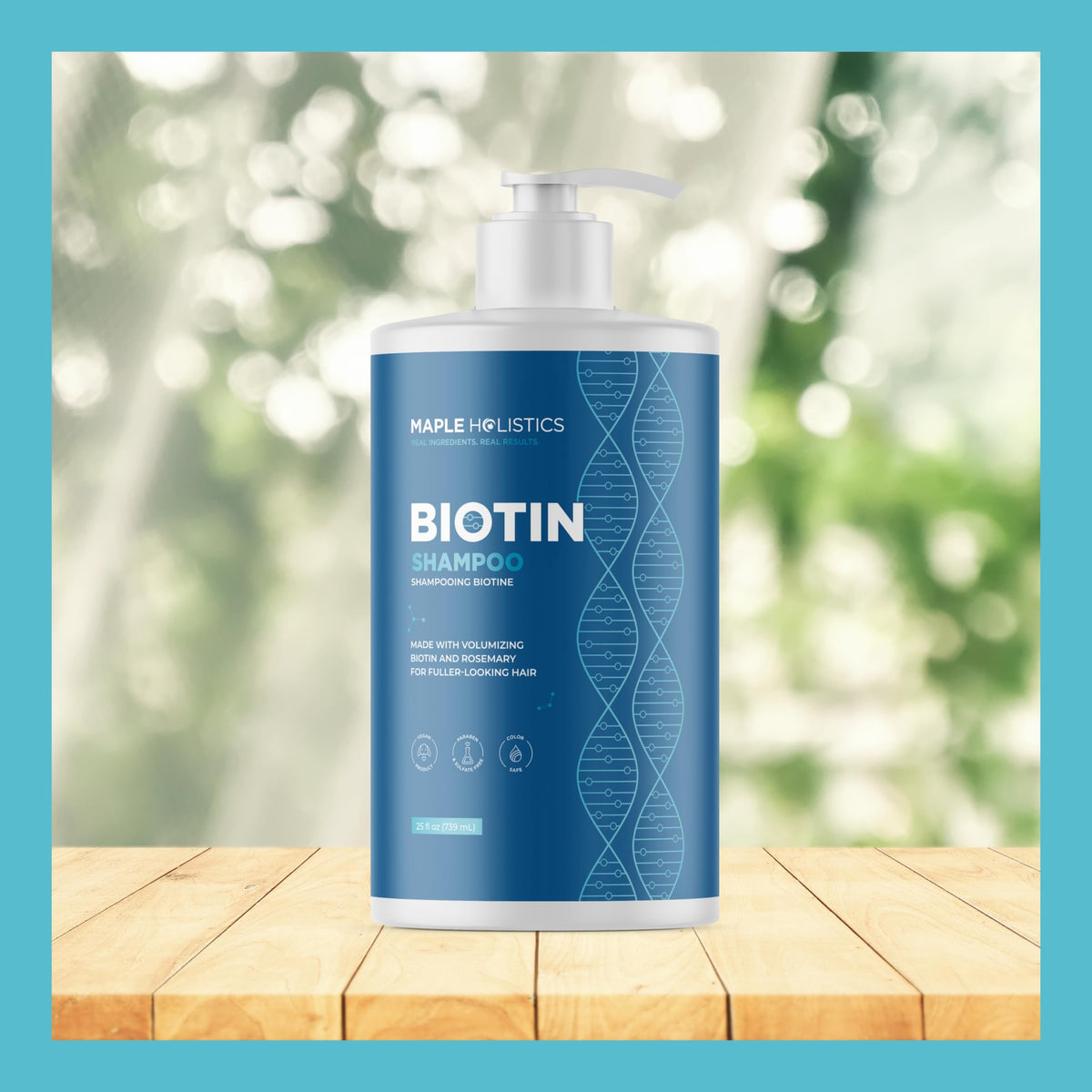 Shampooing Maple Holistics sur une serviette