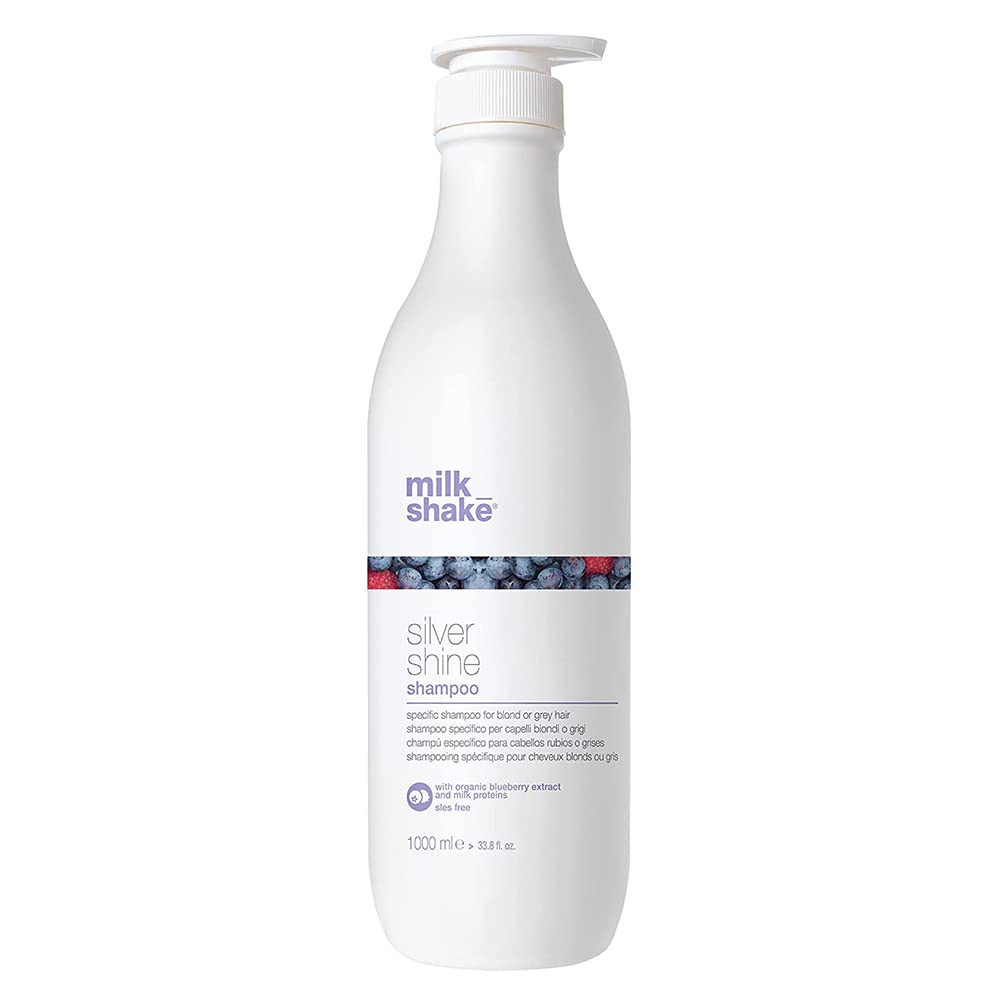 Shampooing milk_shake Silver Shine 1000ml, vue avant avec étiquette