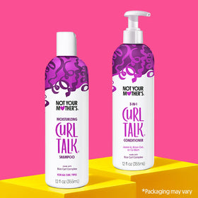 Shampooing Not Your Mother's Curly Hair avec bouchon ouvert