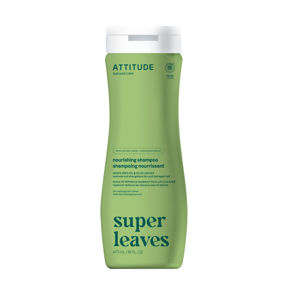Shampooing nourrissant BIO SPECTRA ATTITUDE 16 Fl Oz vue avant