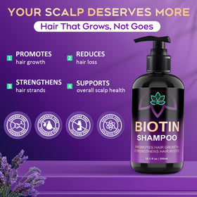 Shampooing oely à la biotine avec extract de romarin