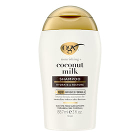 Shampooing OGX Nourrissant + Lait de Coco 89 ml vue avant