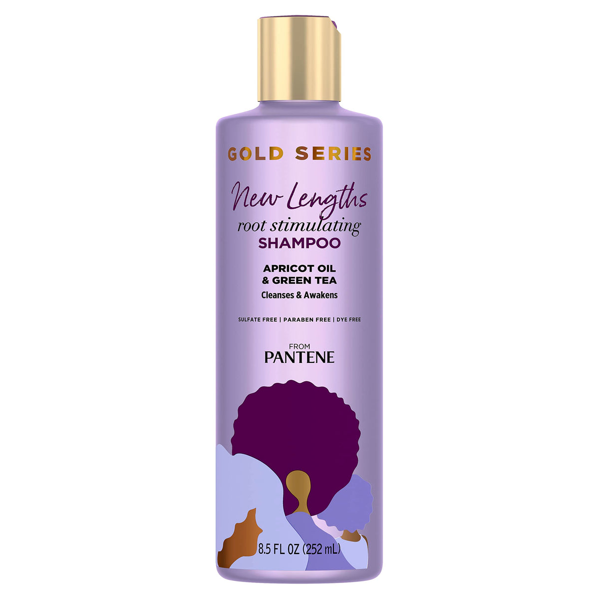 Shampooing Pantene Gold Series New Lengths 299g front view