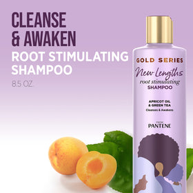 Shampooing Pantene Gold Series New Lengths 299g vue arrière