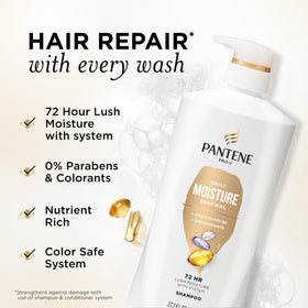 Shampooing Pantene Hydratation Quotidienne 800 ml côté