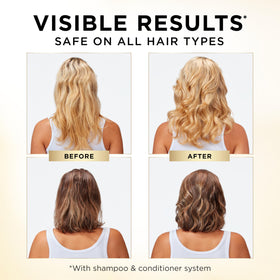 Shampooing Pantene Volume & Corps sur un fond de salle de bain
