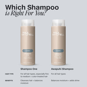 Shampooing Paul Mitchell Awapuhi en situation dans une salle de bain