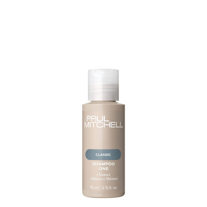 Shampooing Paul Mitchell One 100g vue avant avec étiquette tropicale