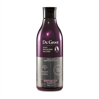 Shampooing purifiant à l'argile Dr. Groot 431g vue avant