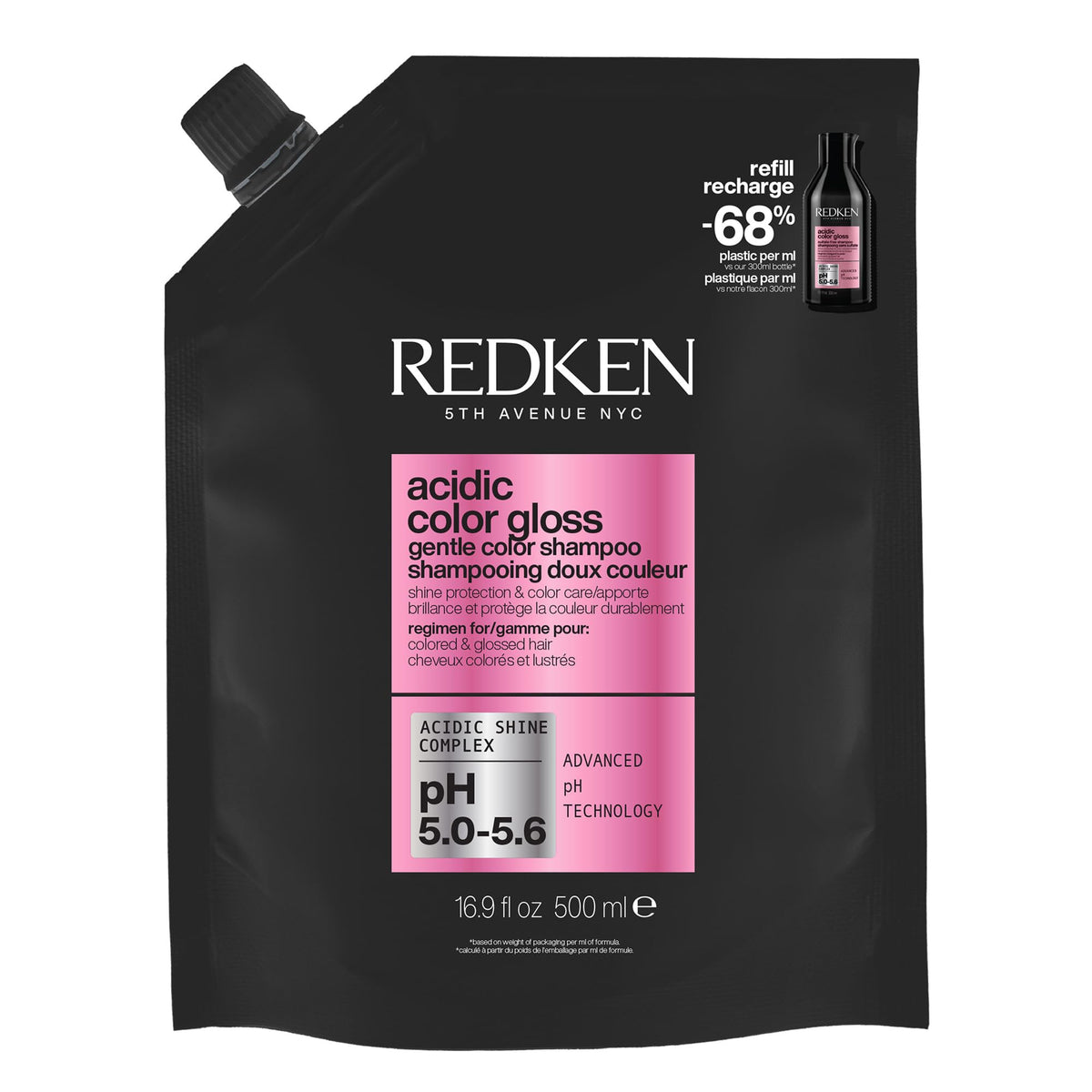 Shampooing Redken Acidic Color Gloss 558g vue de face