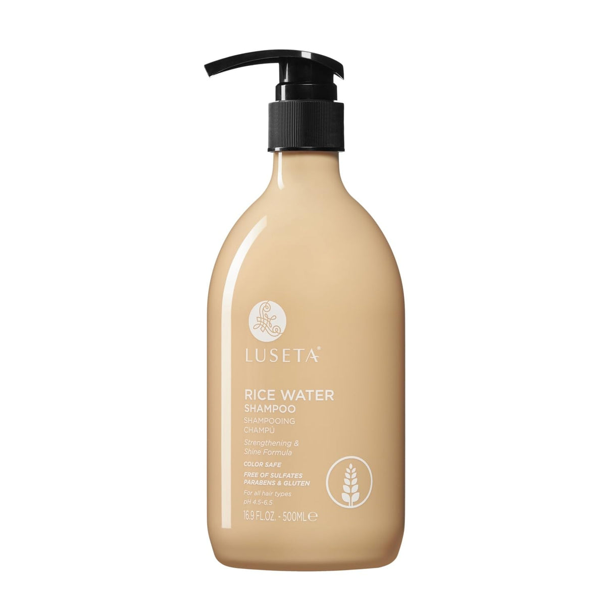 Shampooing Rice Water L LUSETA 500ml vue avant