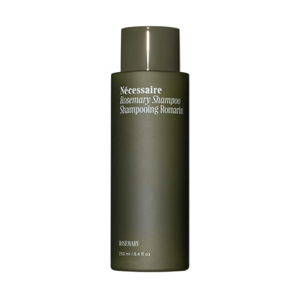 Shampooing Romarin Nécessaire 358g vue avant avec bouchon