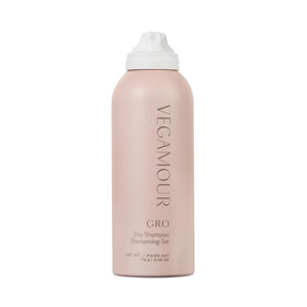 Shampooing sec VEGAMOUR 150g vue avant avec étiquette