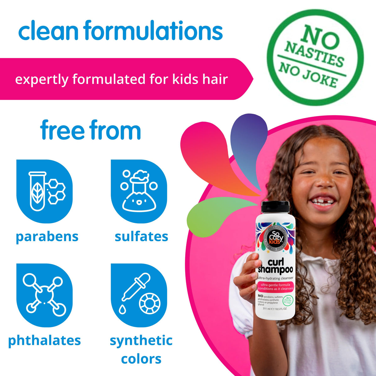 Shampooing SO COZY dans une salle de bain pour enfants