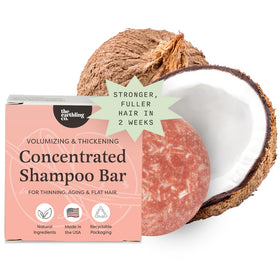 Shampooing solide The Earthling Co. vue avant avec emballage