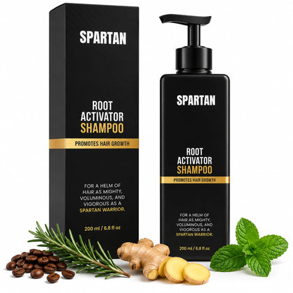 Shampooing SPARTAN Activateur de Racines 240g vue avant