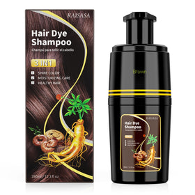 Shampooing Teinture Brun 3 en 1 KAISASA vue avant