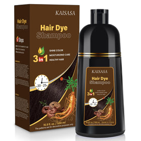 Shampooing teinture brun IIIMEIDU vue avant avec emballage