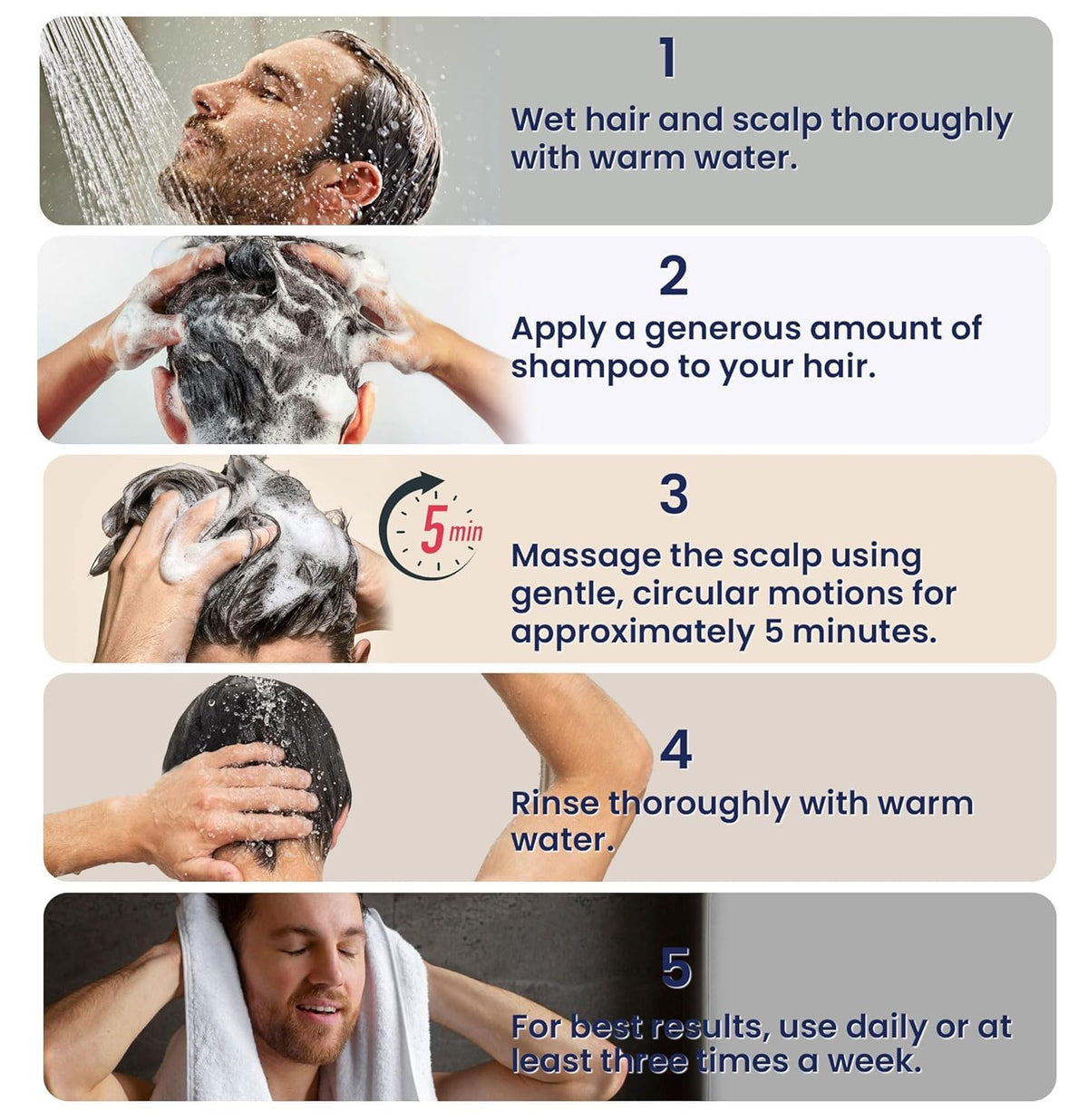 Shampooing Uttse Biotin sur une surface en bois