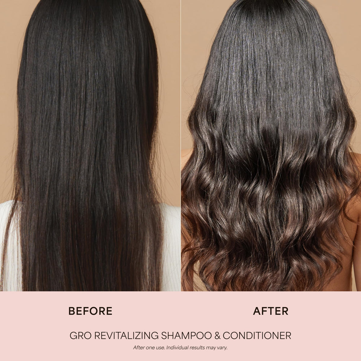 Shampooing VEGAMOUR avec sa texture crémeuse sur une main