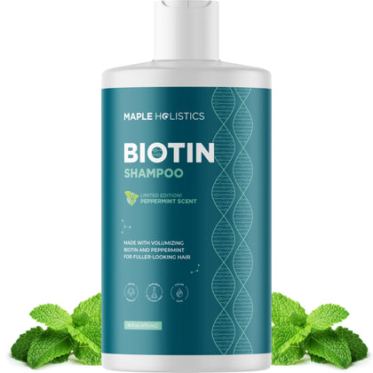 Shampooing volumisant à la biotine Maple Holistics 510g vue de face
