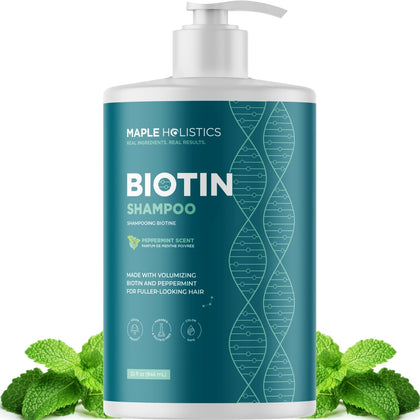 Shampooing volumisant à la biotine Maple Holistics 946ml vue avant
