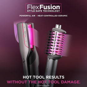 Shark FlexFusion Multi-Styler en action sur cheveux secs