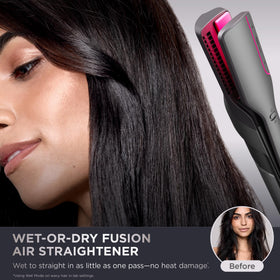 Shark FlexFusion Multi-Styler en utilisation sur cheveux mouillés