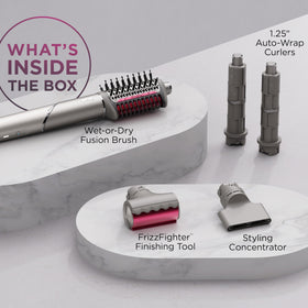 Shark FlexFusion Styler céramique mode Scalp Shield activé