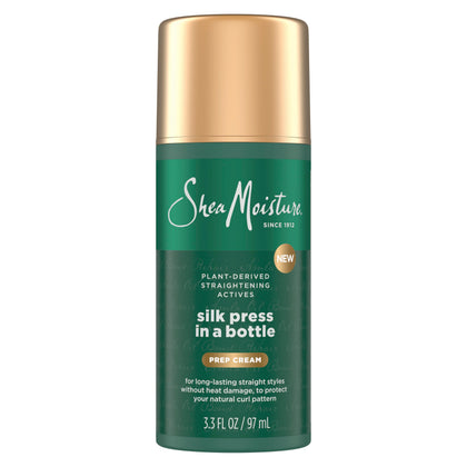 Shea Moisture Crème Préparatoire Silk Press 3,3 fl oz vue avant