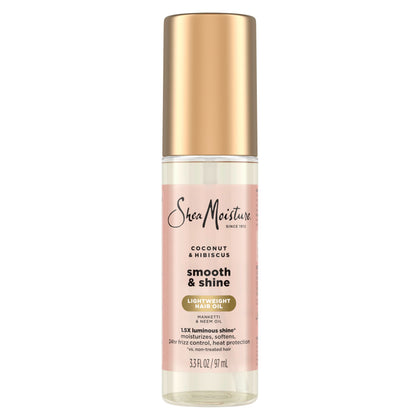Shea Moisture Huile Lissante Coco & Hibiscus 118g vue de face