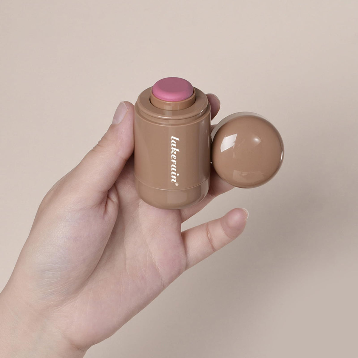 SHEEYOON Crème Blush Stick Rose Douce sous différents angles
