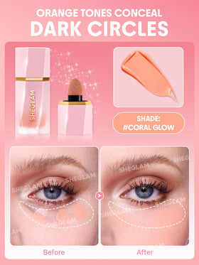 SHEGLAM Blush Liquide Coral Glow 60g applicateur intégré