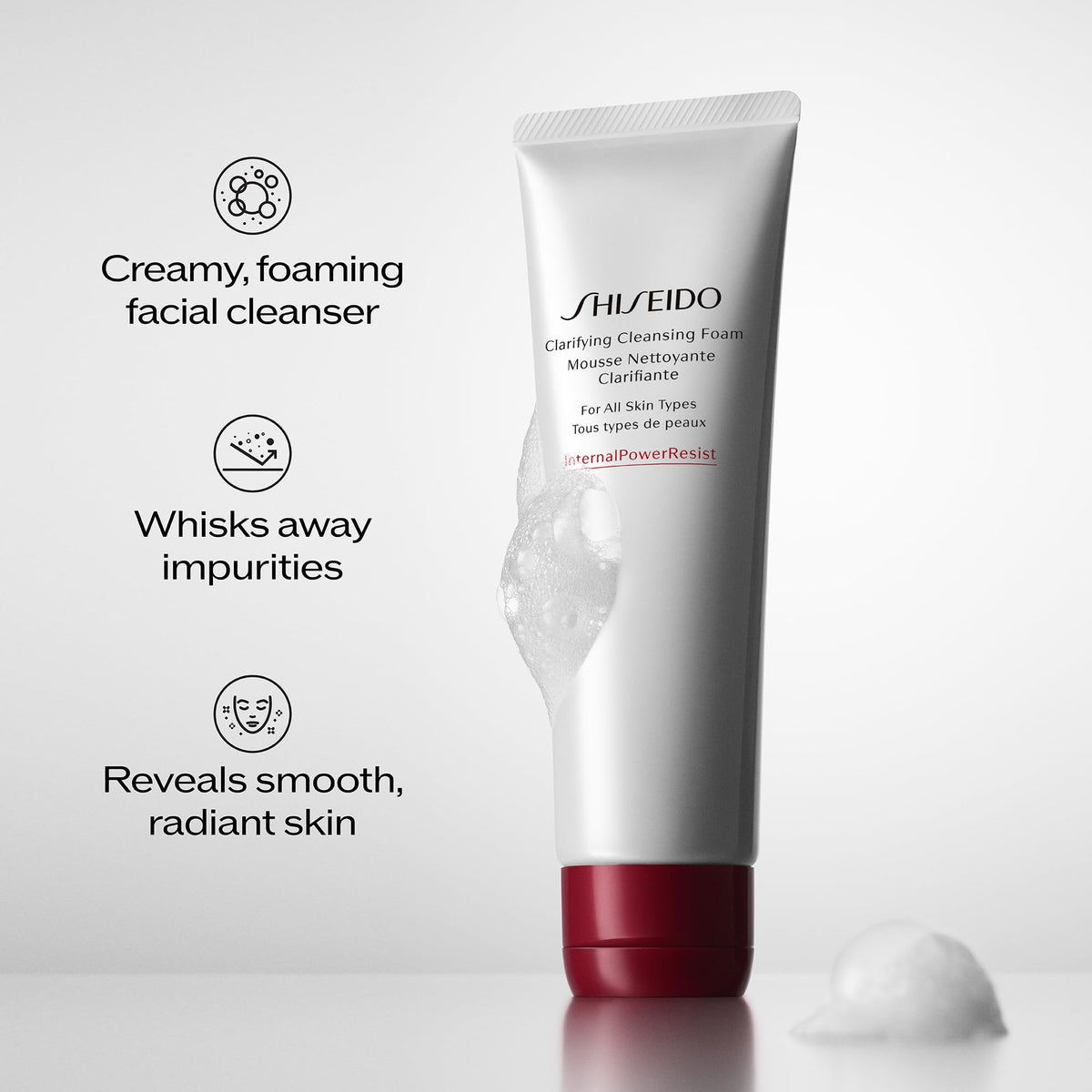 Shiseido Mousse Nettoyante Clarifiante 125 mL vue arrière