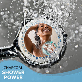 Shower Bouquet Éponge de Bain XL en utilisation